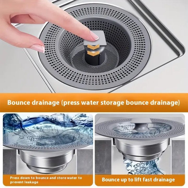2025 Upgraded 3 in 1 Kitchen Sink Drain Strainer PRO