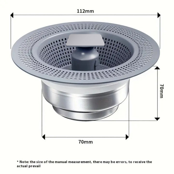 2025 Upgraded 3 in 1 Kitchen Sink Drain Strainer PRO